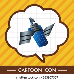 Space Satellite theme elements vector,eps