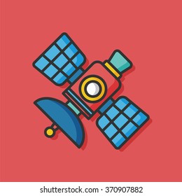 Space Satellite vector icon