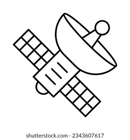Space satellite vector icon which can easily modify or edit

