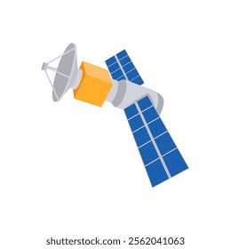 Space Satellite, Space Vector Illustration, Isolated