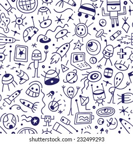space - seamless background
