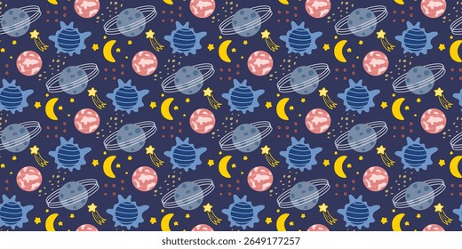 Espaço plano de fundo perfeito para crianças