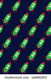 Space seamless pattern