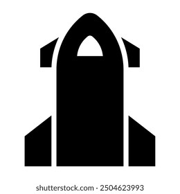 Nave espacial para el icono del espacio