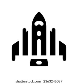 space ship icon. vector icon for your website, mobile, presentation, and logo design.