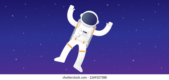 space ship rocket object icon vector design illustration. moon and satellite orbiting planet earth. astronaut.