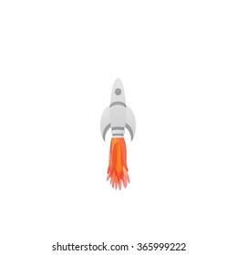 Space ship vector symbol icon or logo