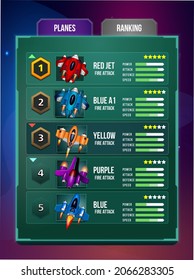 Space Shooter Game Ui Menu Popups  Sci Fi Theme