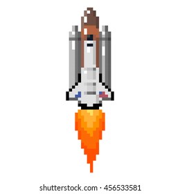 8 Bit Rocket Hd Stock Images Shutterstock