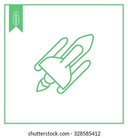 Space shuttle icon