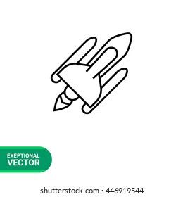 Space shuttle icon