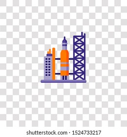 space shuttle icon sign and symbol. space shuttle color icon for website design and mobile app development. Simple Element from space collection for mobile concept and web apps icon.