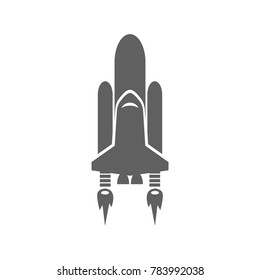 Space Shuttle Icon Vector