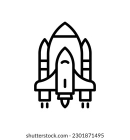 space shuttle icon for your website design, logo, app, UI.