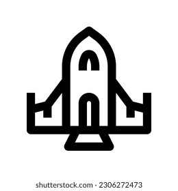space shuttle icon for your website, mobile, presentation, and logo design.