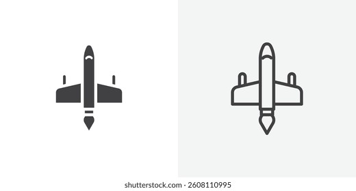 Space shuttle icons design. vector icons for ui designs
