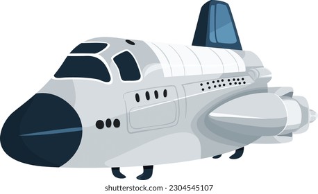 Space Shuttle Isolated on White Background illustration