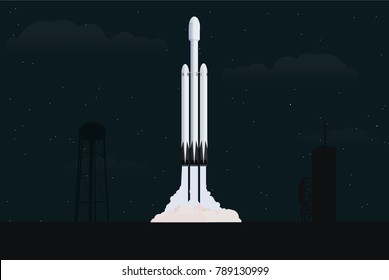 space shuttle launched into space