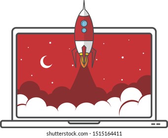 space shuttle rocket notebook speed booster