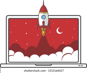 space shuttle rocket notebook speed booster