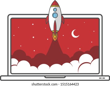 space shuttle rocket notebook speed booster