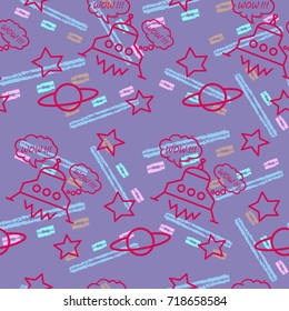 Space, shuttle, star, planet, meteorite, moon, unidentified flying object, pattern. Background texture