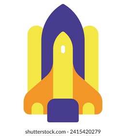 Space Shuttle space technology object illustration