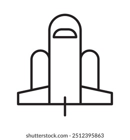 Space Shuttle for Transportation Icon