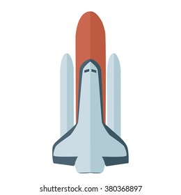 Space Shuttle - vector icon