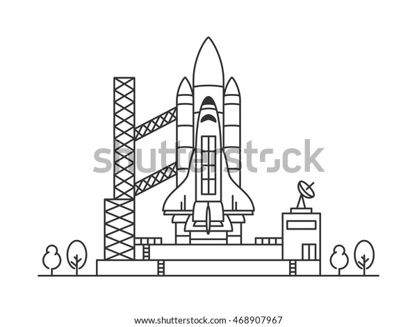 スペースシャトルのベクター画像イラスト のベクター画像素材 ロイヤリティフリー