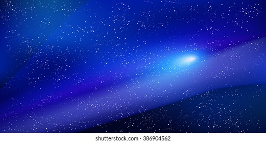 Space sky star background