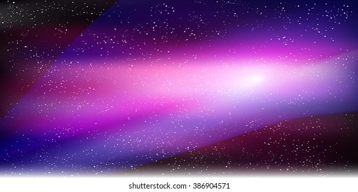Space sky star background