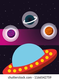 space solar system concept