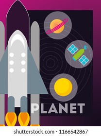 space solar system concept