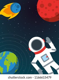 space solar system concept