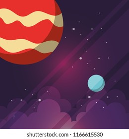 space solar system concept