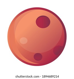 space solar system planet galaxy astrology, icon style vector illustration