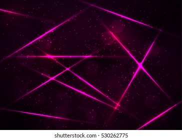 Space sparks. Abstract background, geometry sacred futuristic quantum digital hologram texture in development wave surreal design. 