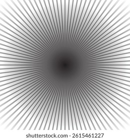 Space speed. Abstract starburst dynamic lines or rays. Abstract Design With Radial Motion Lines Background. EPS Vector illustration