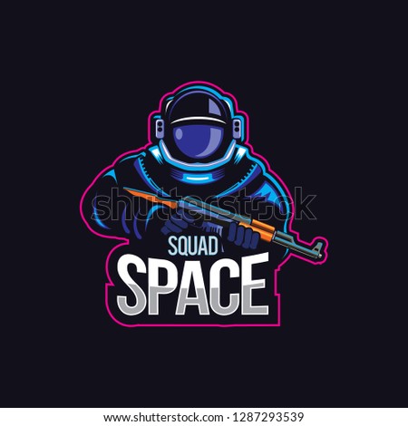Space Squad E Sport Logo