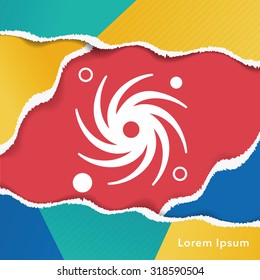 Space star icon
