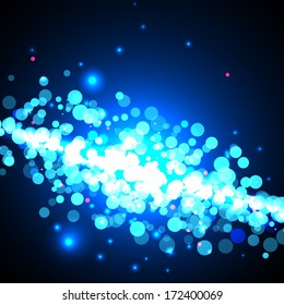 Space star illustration for your business message