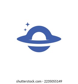 Diseño de logotipo de estrella espacial 