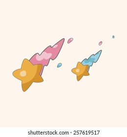 Space star theme elements
