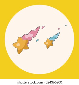 Space star theme elements