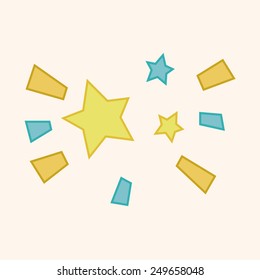 Space star theme elements vector,eps