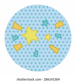 Space star theme elements vector,eps