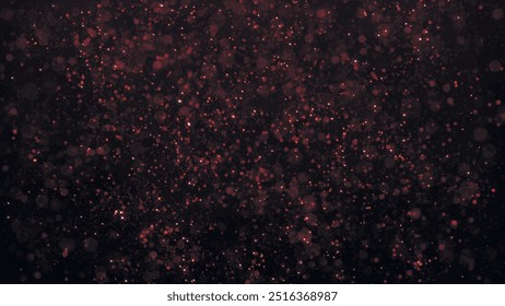 Space starry sky. Big data visualization. Abstract dynamic particles, stars. Data transmission networks. Vector illustration