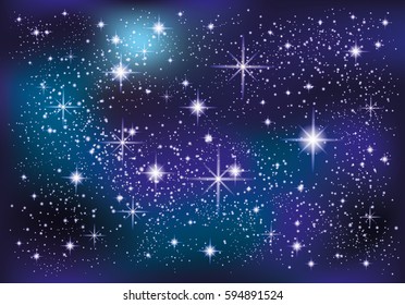 Space and stars.