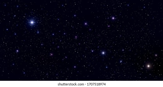 Space stars background, Abstract background, Stardust and bright shining stars in universal, Vector illustration.